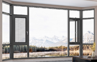 澳普利發(fā)全系統(tǒng)門窗搭配百葉窗 智能與美學的完美融合